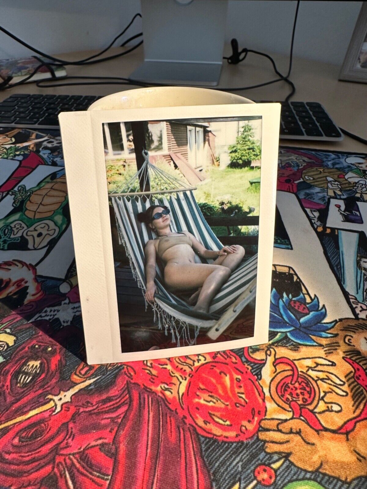 French Woman Girl Artistic Nude Model  Photo Art Fuji Instax Female #82 🇫🇷