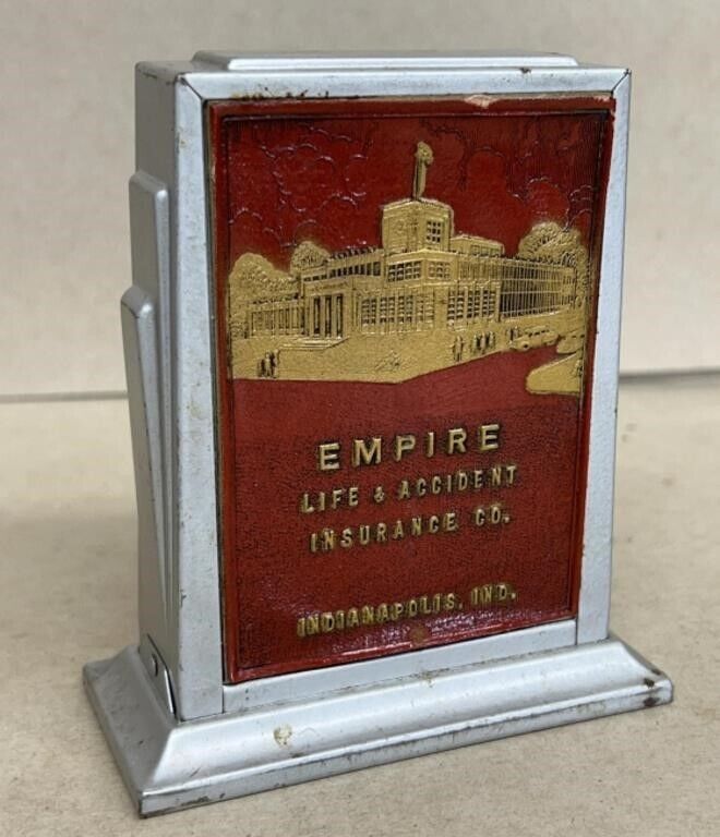 Rare Empire Life and Accident Insurance Co Advertising  Plague