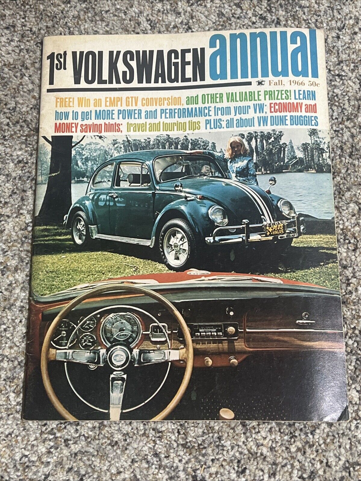 Vintage 1966 Volkswagon VW Magazine 1st Issue Annual GTV Dune Buggies Hot Rod