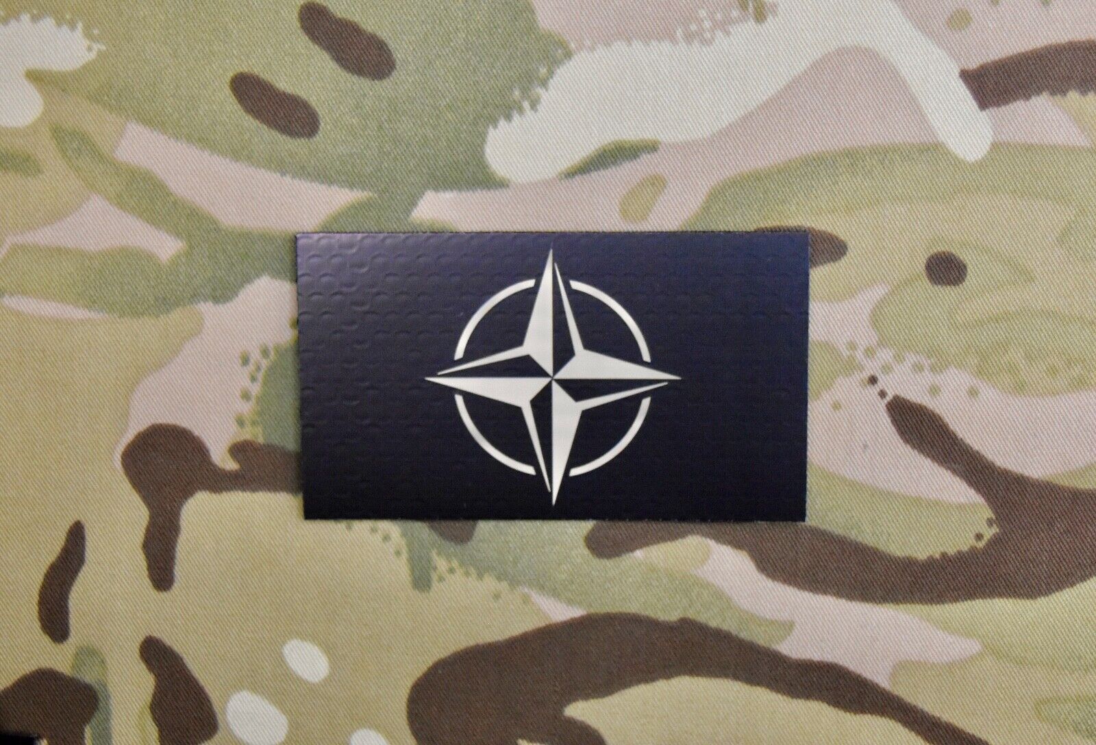 Infrared Flag of NATO Patch OTAN North Atlantic Treaty Org Peacekeeper IR