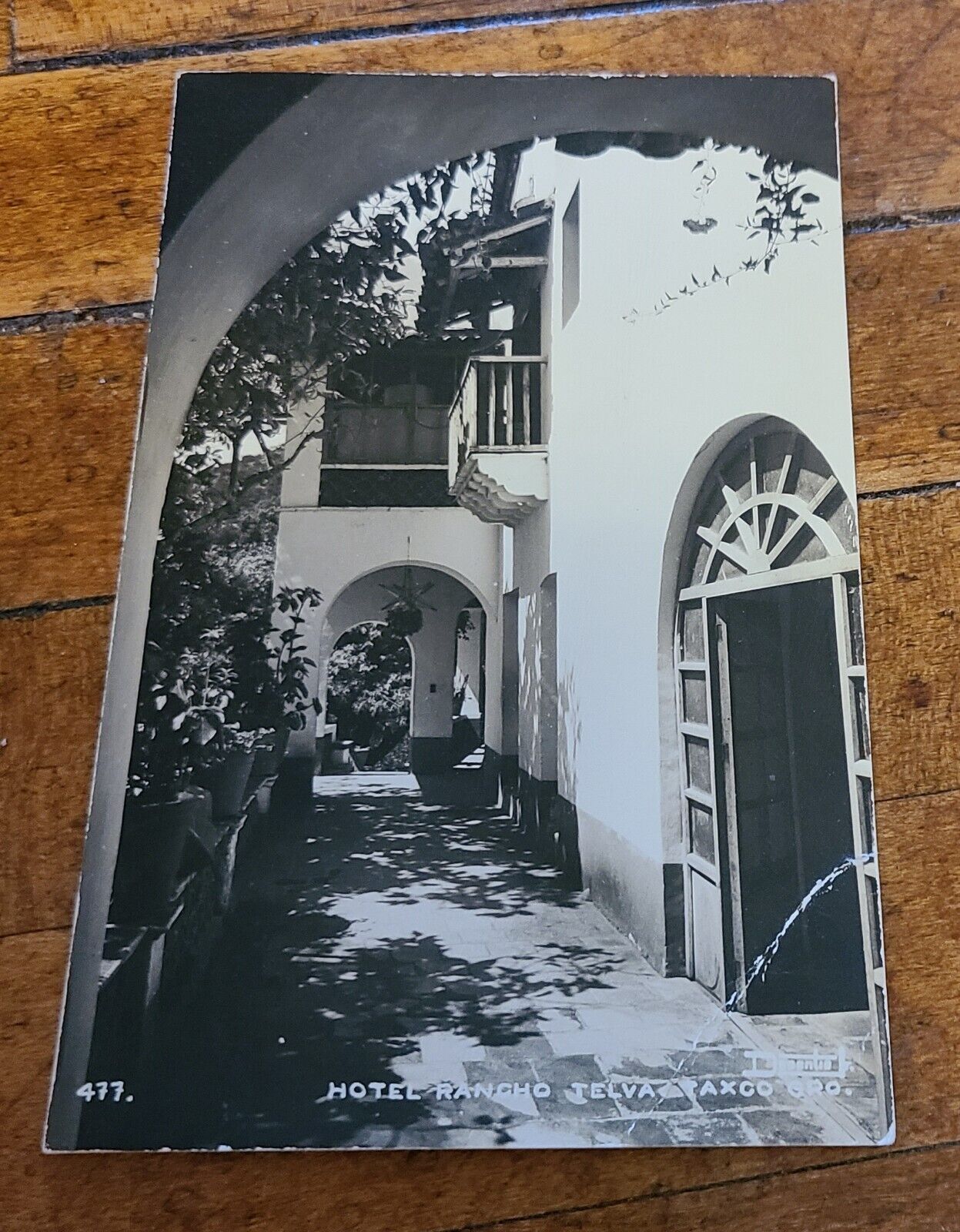 Hotel Rancho Telva Taxco Guerrero Mexico RPPC Postcard Unused