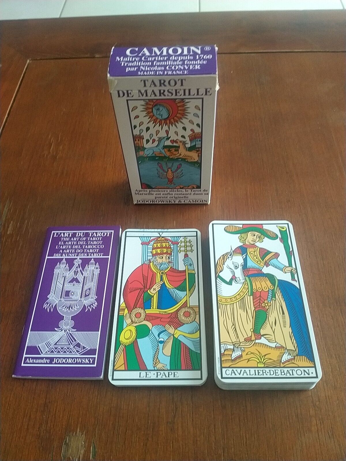 CAMOIN Jodorowsky Esotericism Vision Tarot de Marseille Good Condition Book Offered