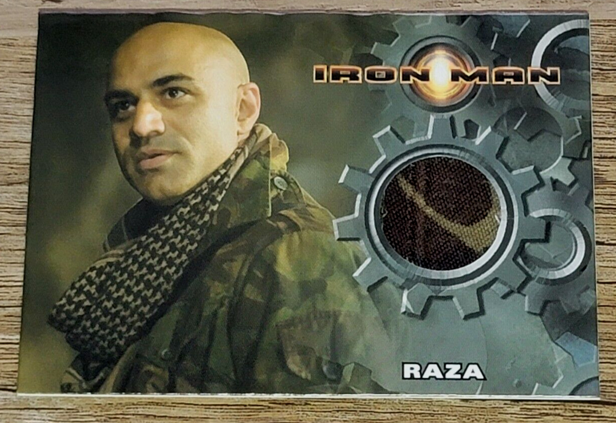 Rittenhouse Marvel 2008 Iron Man Movie Faran Tahir as Raza Costume Relic