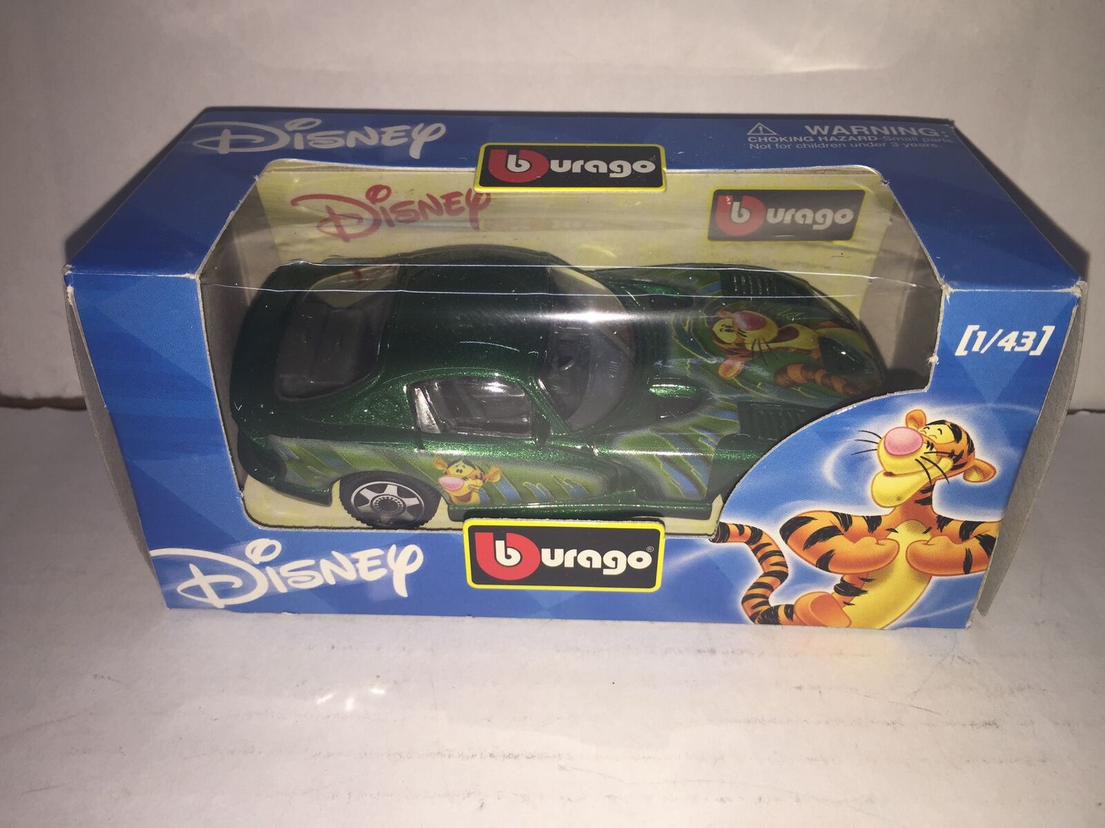 Bburago Disney 1/43 DODGE VIPER GTS COUPE Winnie Pooh TIGGER Vers. 1 Diecast MIB
