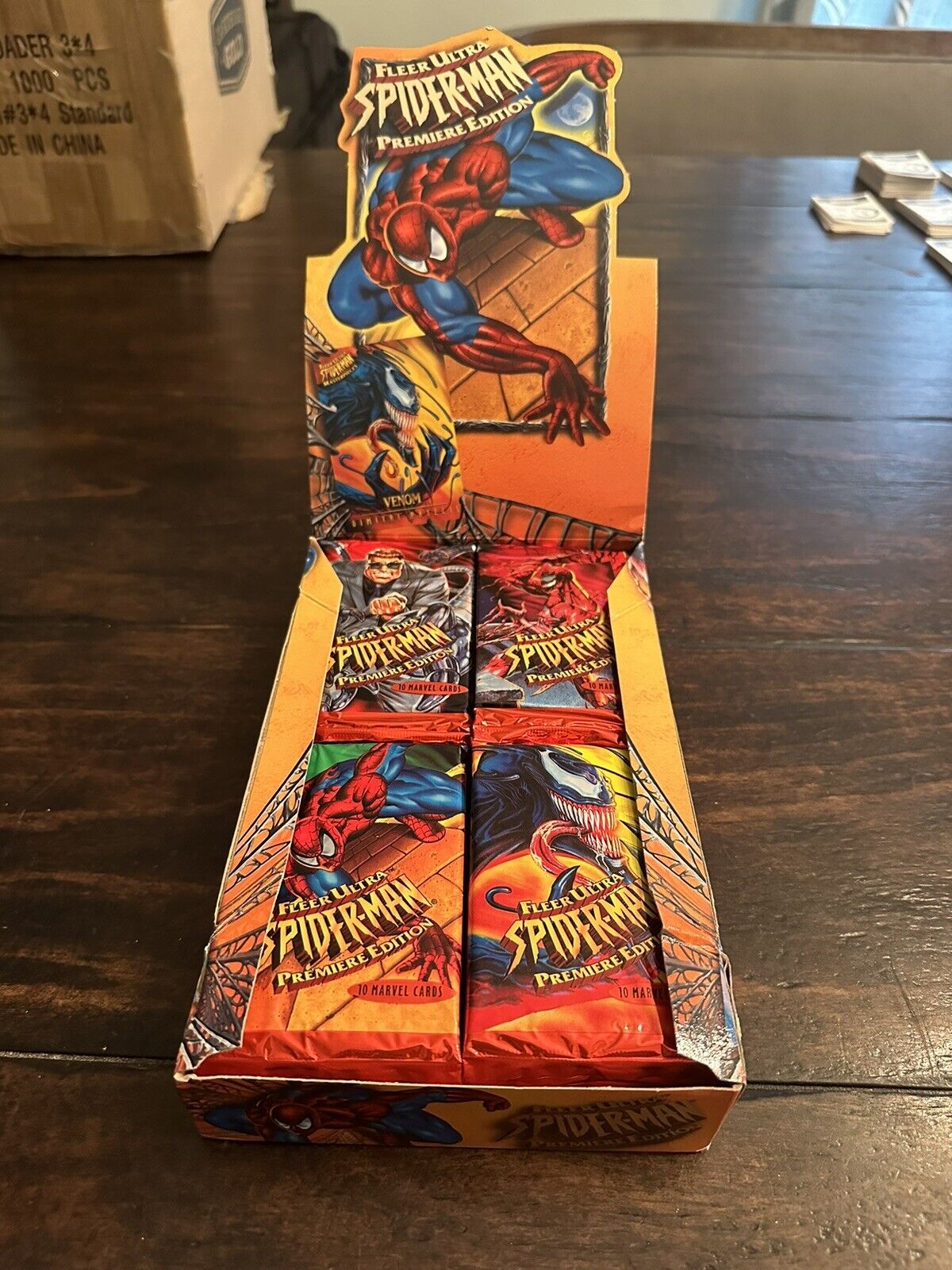 (1) Sealed Pack 1995 Fleer Ultra Spiderman Premiere Edition