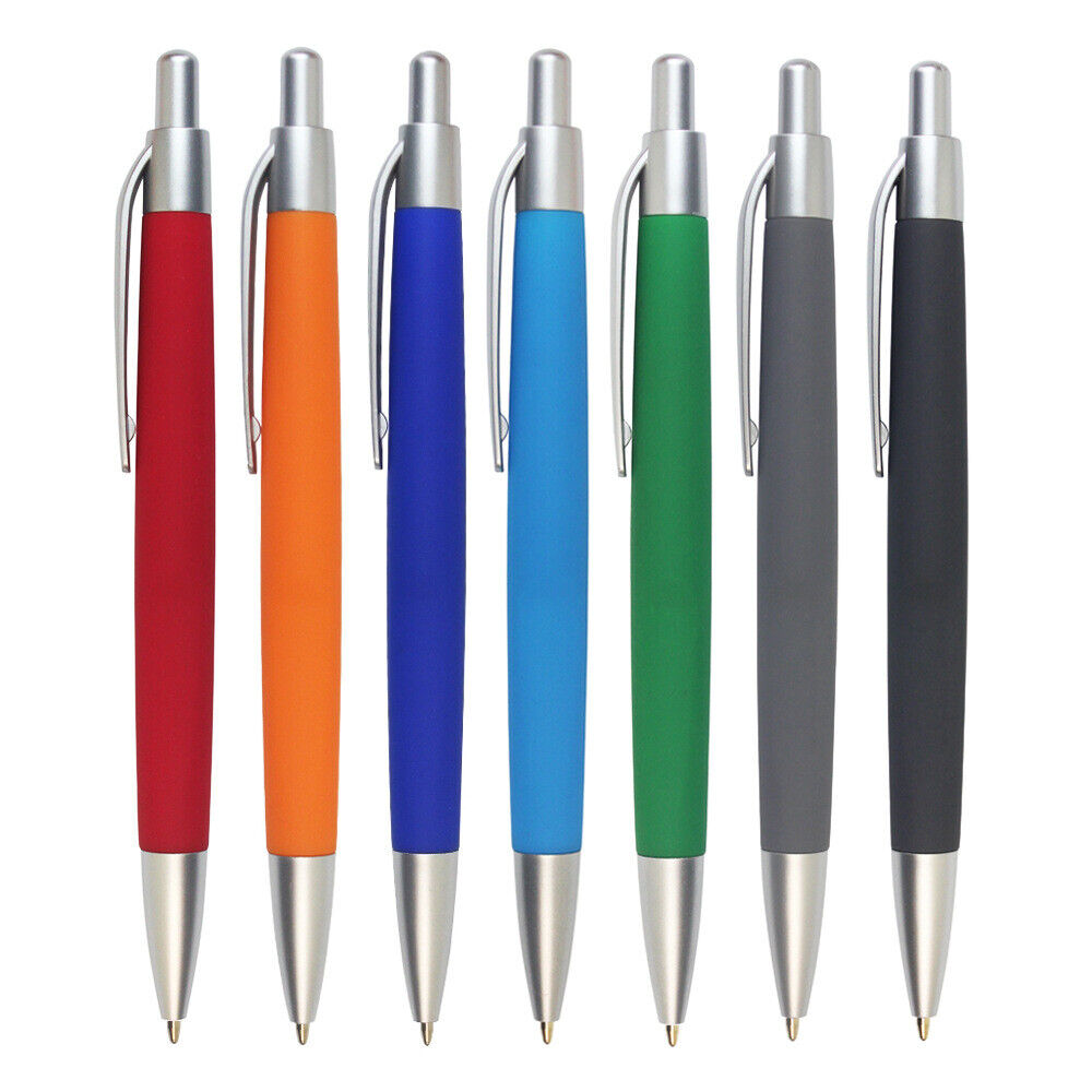 Lot 100x Business Office School Gift Writing Ballpoint Pens Free Custom Ad Logo