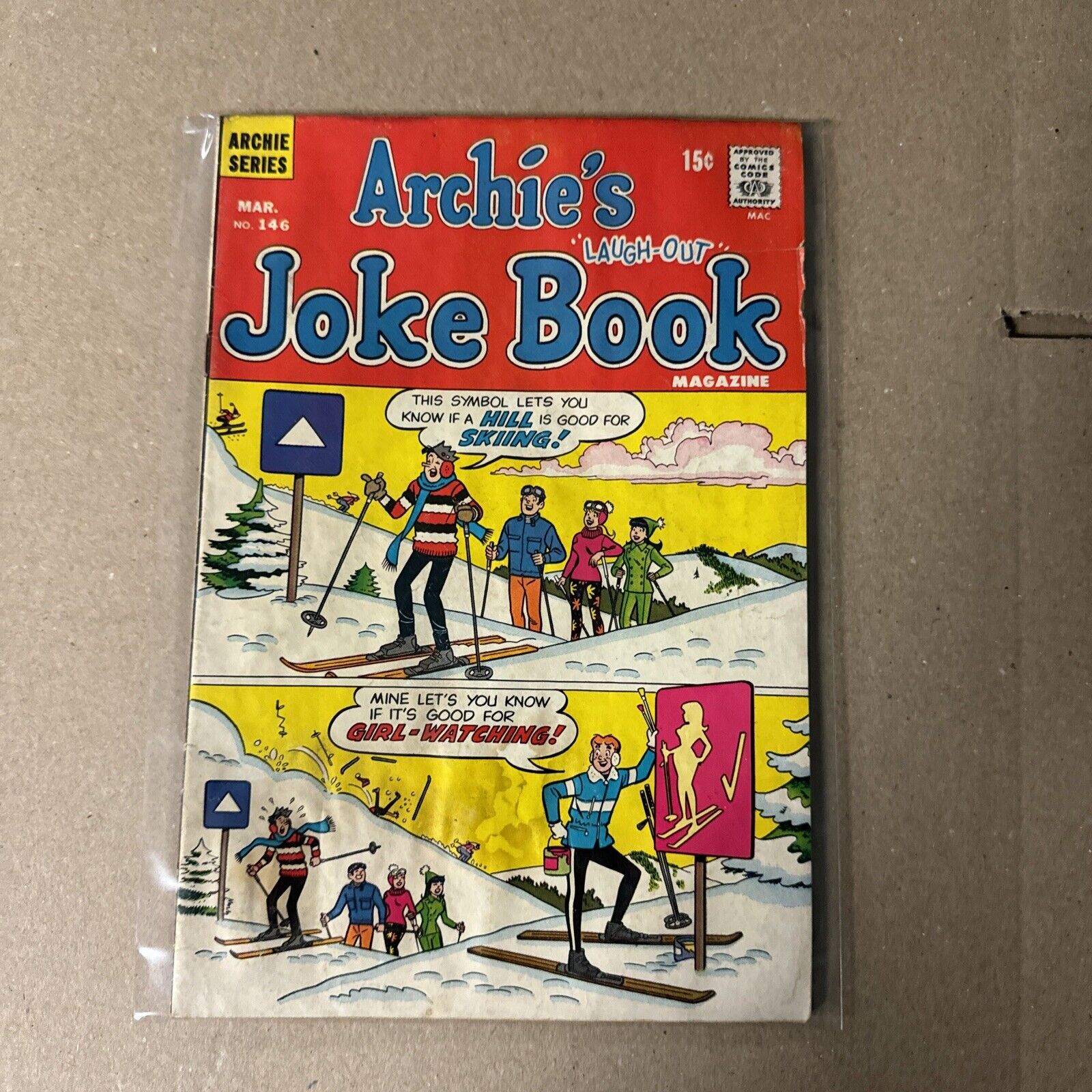 ARCHIE\'S JOKE BOOK #146 Archie Series Comics 1970 Betty and Veronica Jughead