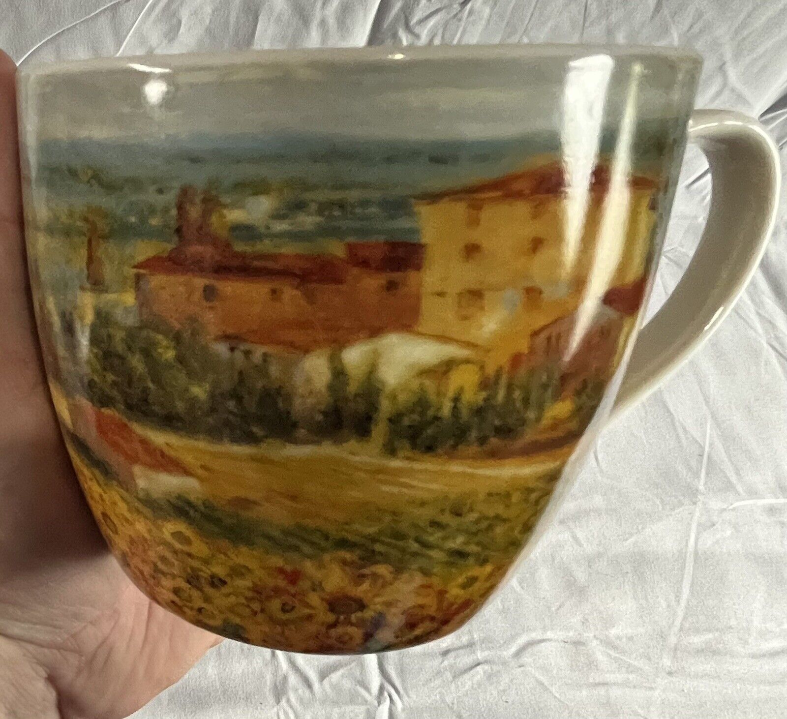 Pimpernel Tuscany Coffee Tea Cup Mug Large 16 Ounce