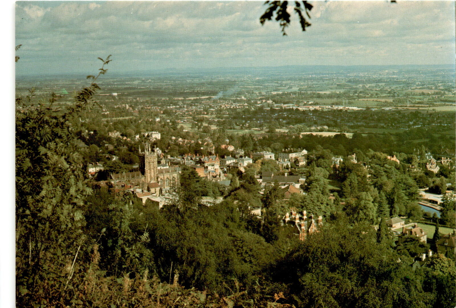 Great Malvern, Worcestershire, England, Malvern Hills, Priory Church, Postcard