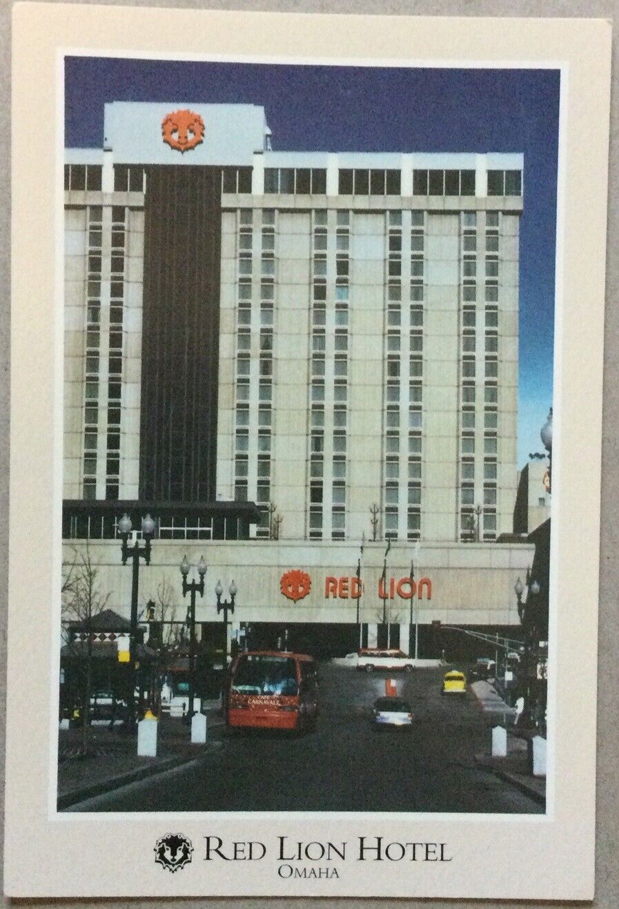 Vintage Red Lion Hotel, Omaha, Nebraska Postcard