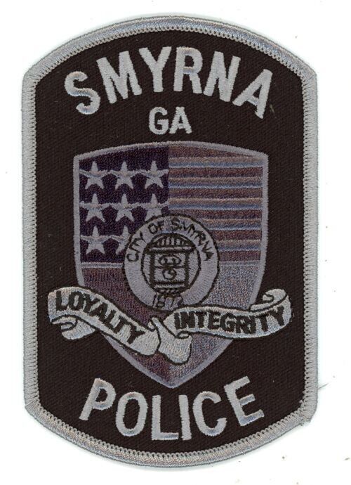 GEORGIA GA SMYRNA POLICE SUBDUED SWAT STYLE NICE SHOULDER PATCH SHERIFF