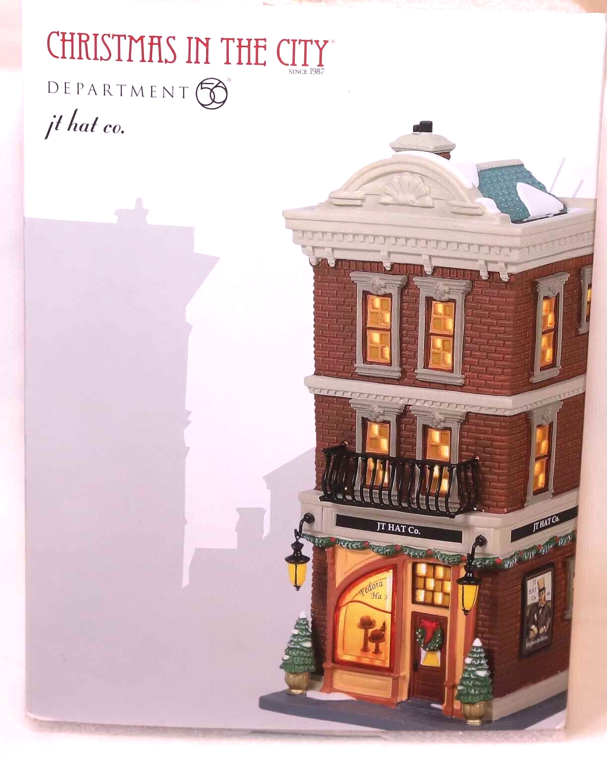 DEPT 56 JT HAT CO. 6005381 CHRISTMAS IN THE CITY CIC  VILLAGE