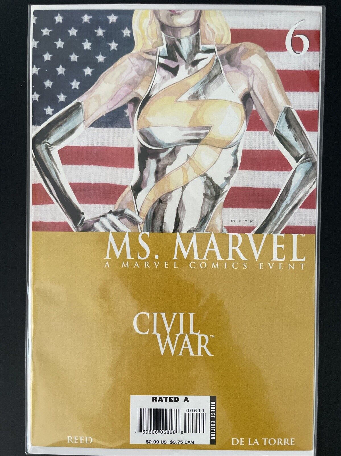 Ms Marvel #6 (Marvel) Carol Danvers Civil War