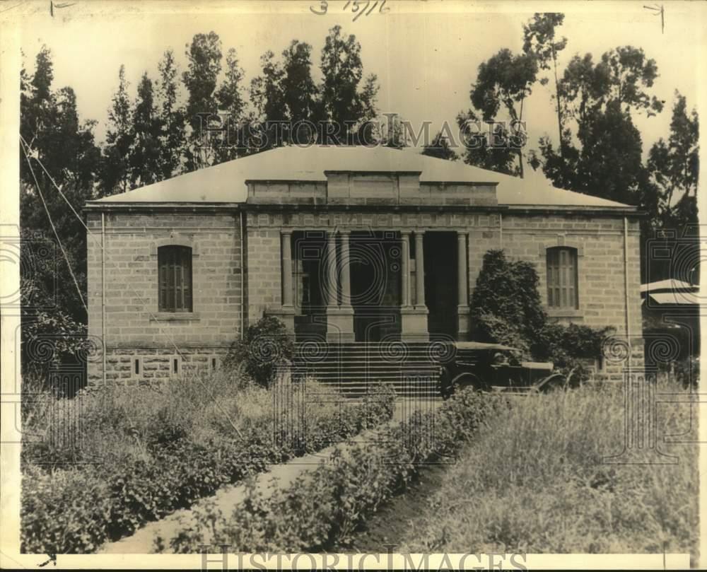 1935 Press Photo American Legation Building in Addis Ababa, Ethiopia - tux12658