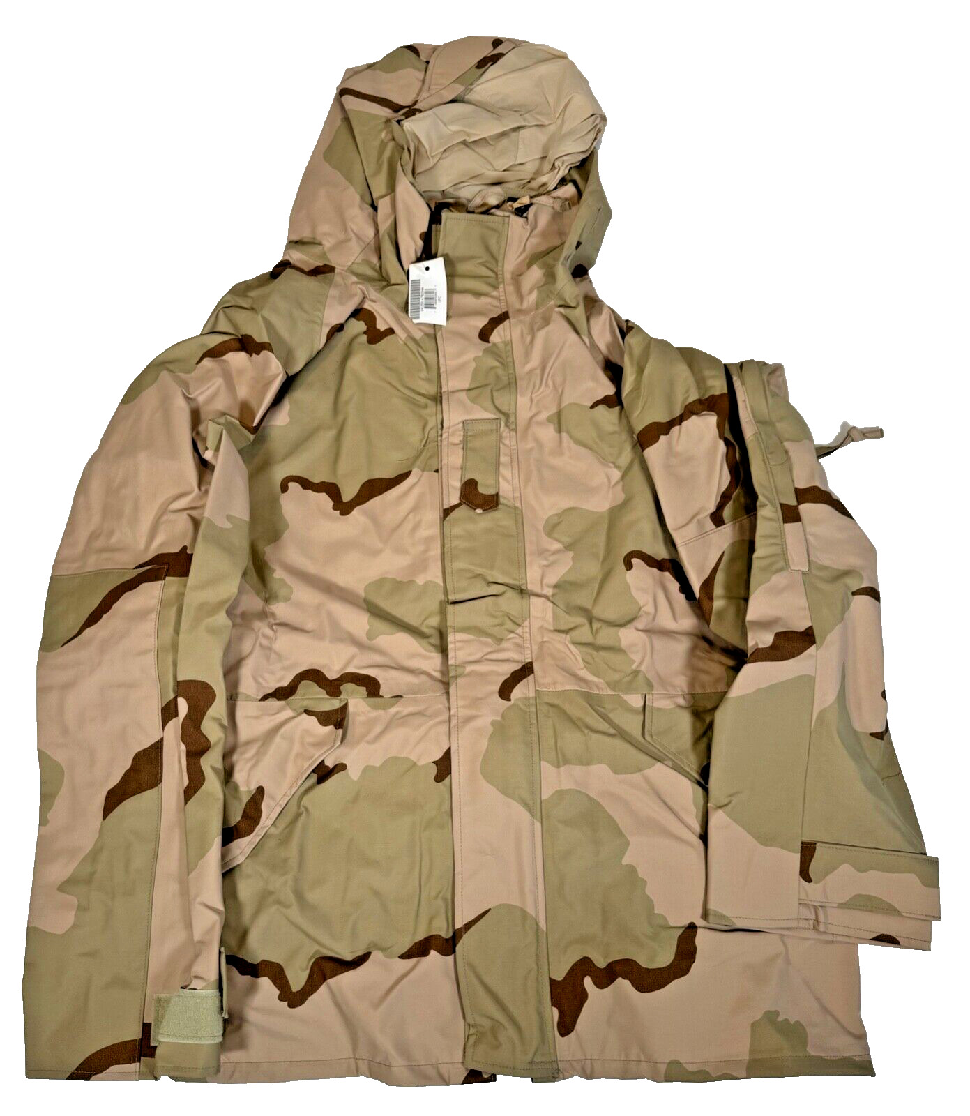 New USGI ECWCS Cold Weather DCU Desert Camo GoreTex Parka Jacket X-Large Long