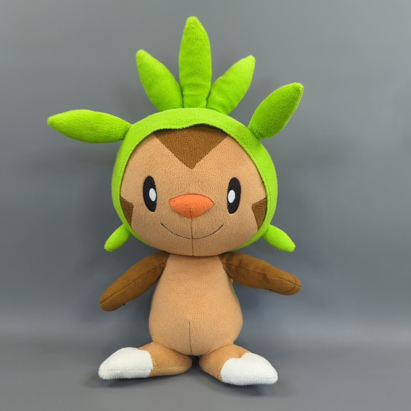 Pokemon Chespin Plush Brown 2013 Tomy Nintendo 40 CM Tall Soft Stuffed Animal 