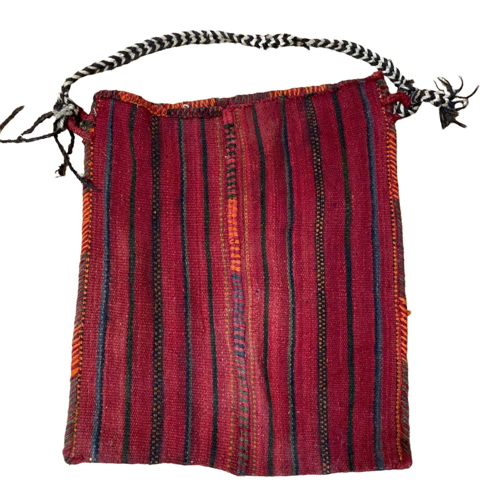 Bedouin Egyptian Wool Camel Carry Bag Vintage as is Tapestry