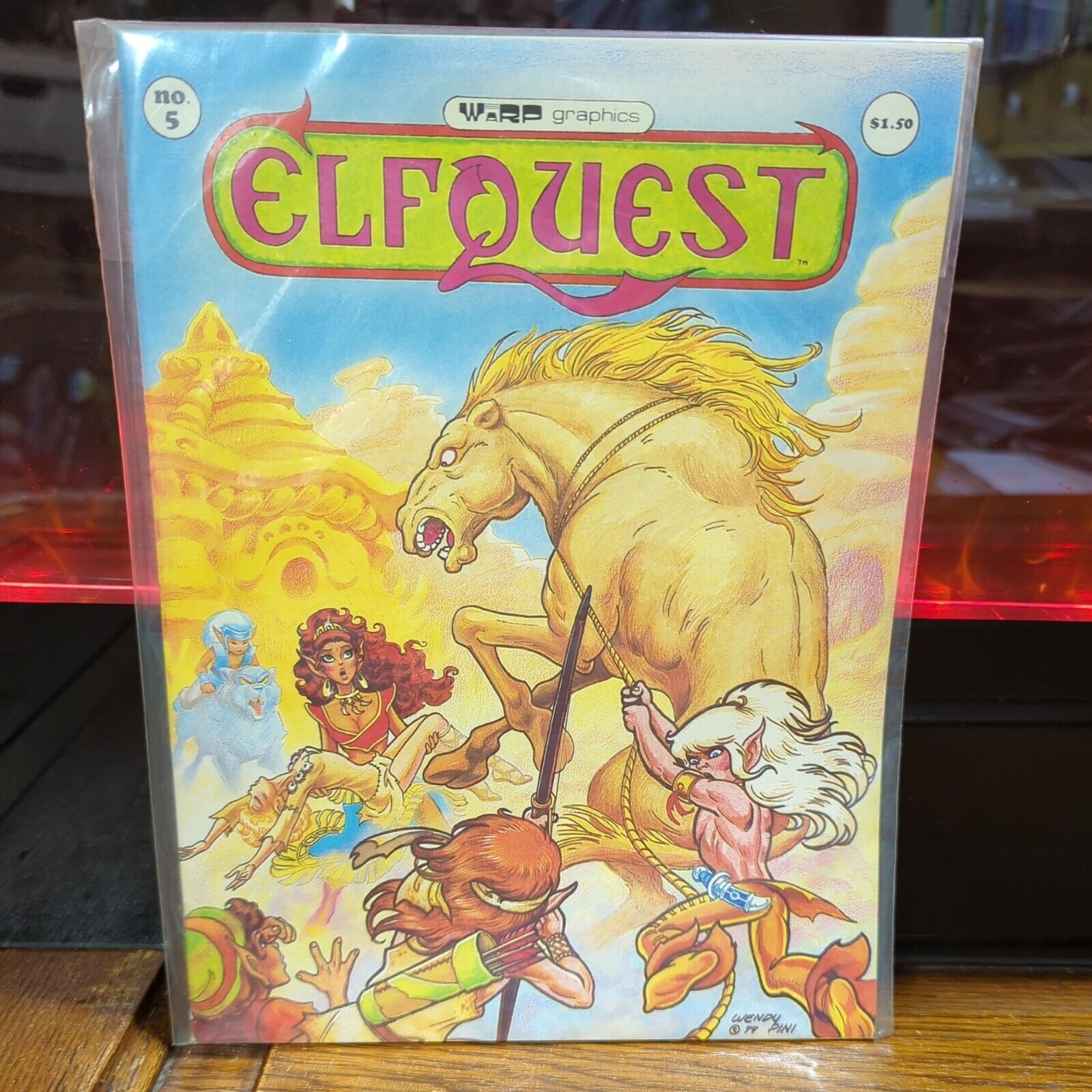 Elfquest vol.1 #5 1978 Warp Graphics Comic Magazine