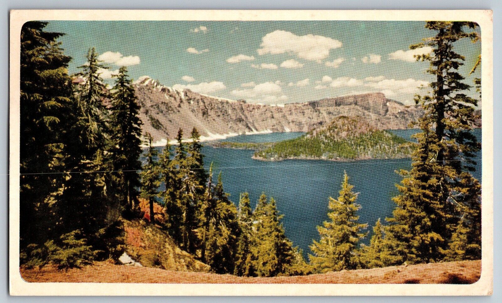 Oregon OR - Oregon\'s Crater Lake National Park - Vintage Postcard - Posted 1954