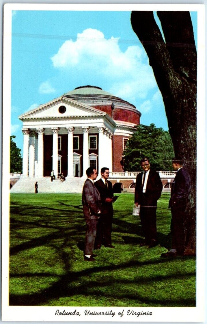 Postcard - Rotunda, University of Virginia - Charlottesville, Virginia
