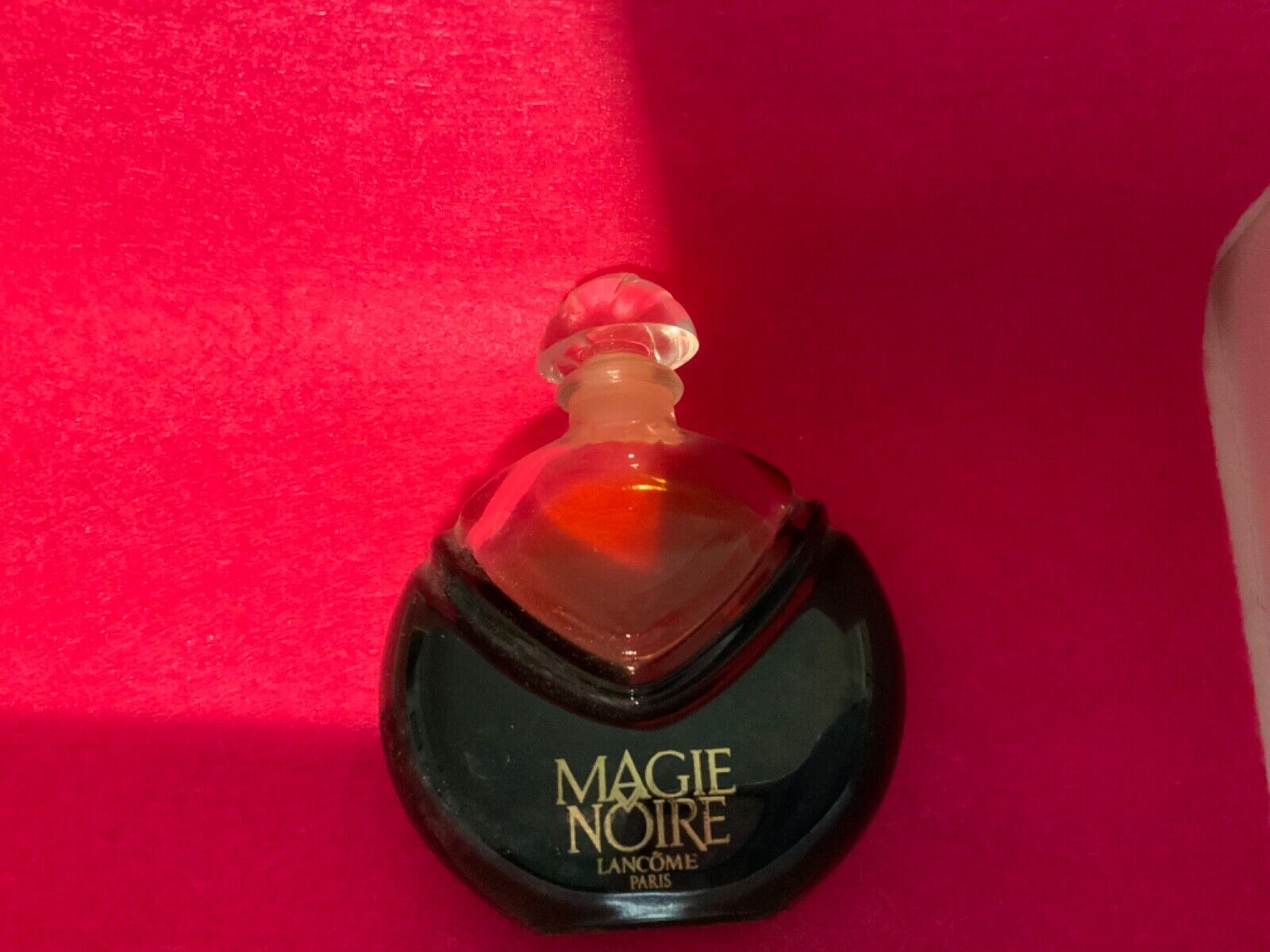 Magie Noire Lancôme Vintage 1978 Ed Pure Parfum Extrait 7.5 ml 50% Full Bottle
