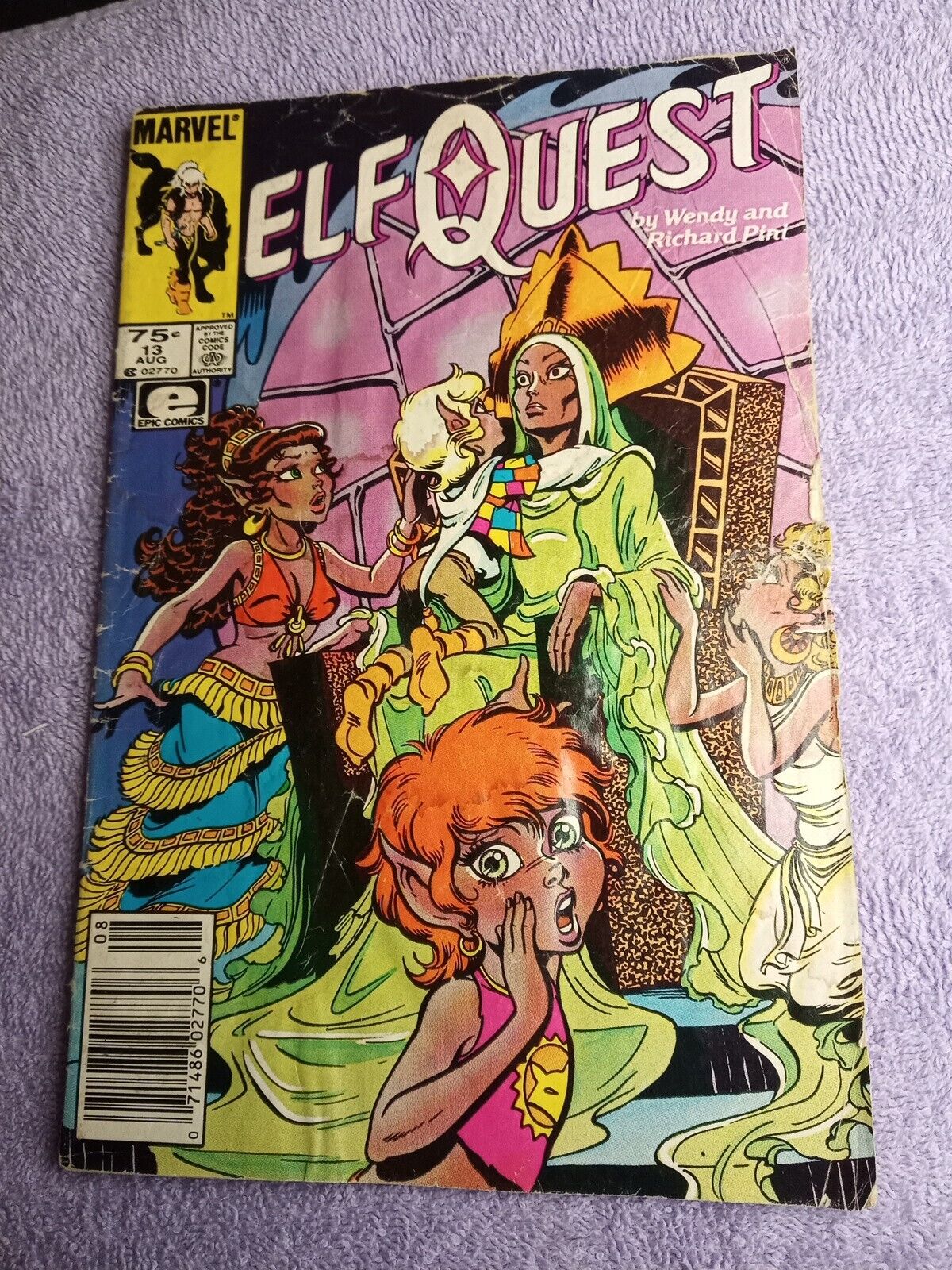 ElfQuest #13 Wendy & Richard Pini Epic Marvel Comics 1985 Newsstand Edition