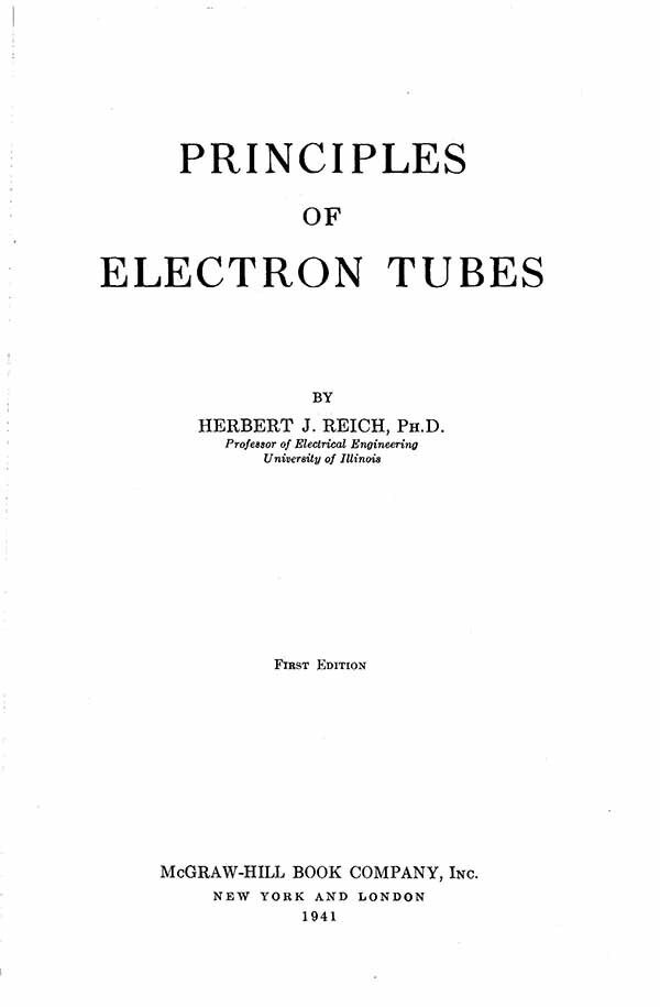 PRINCIPLES OF ELECTRON TUBES PDF