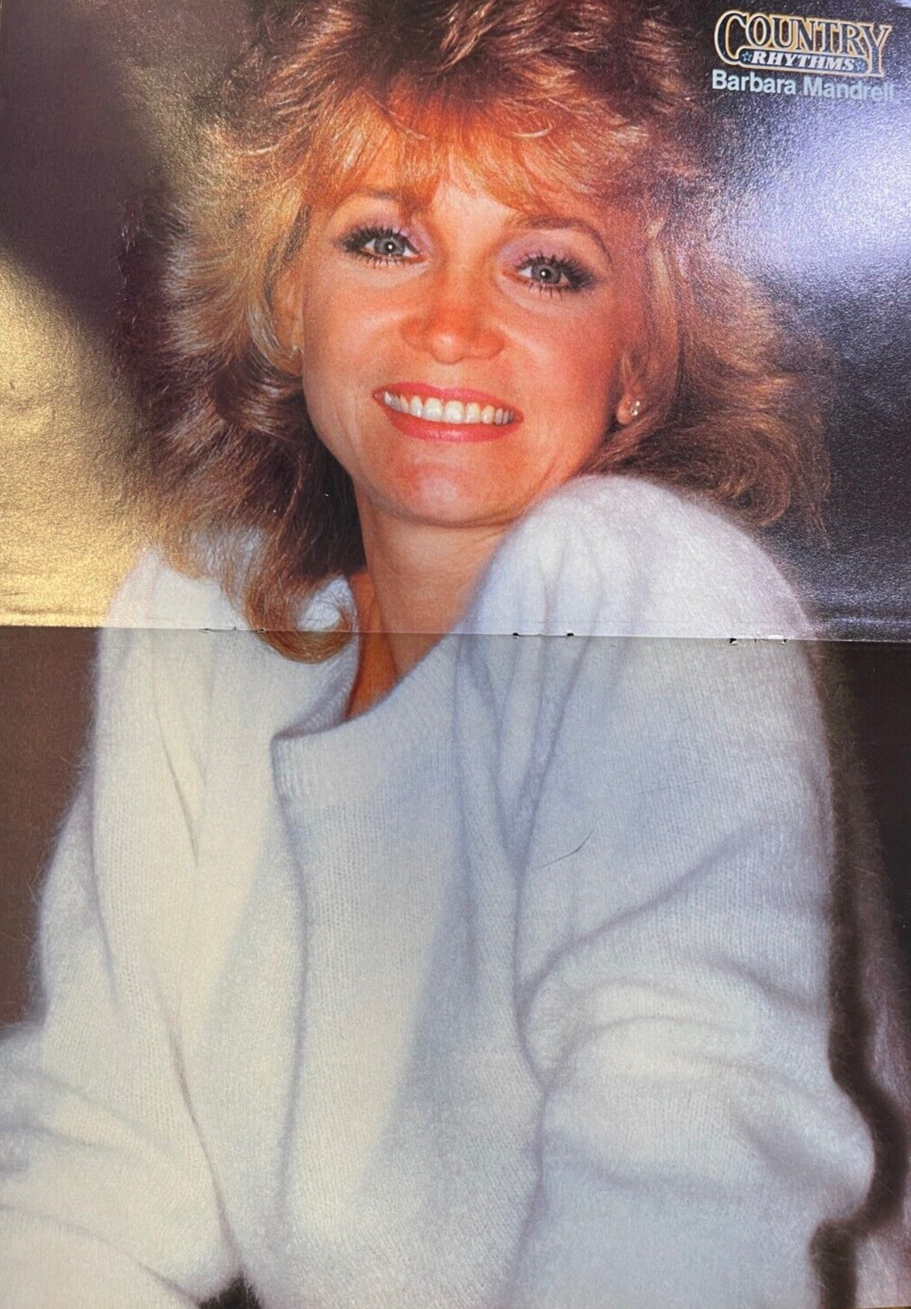 1983 Vintage Magazine Poster Country Singer Barbara Mandrell