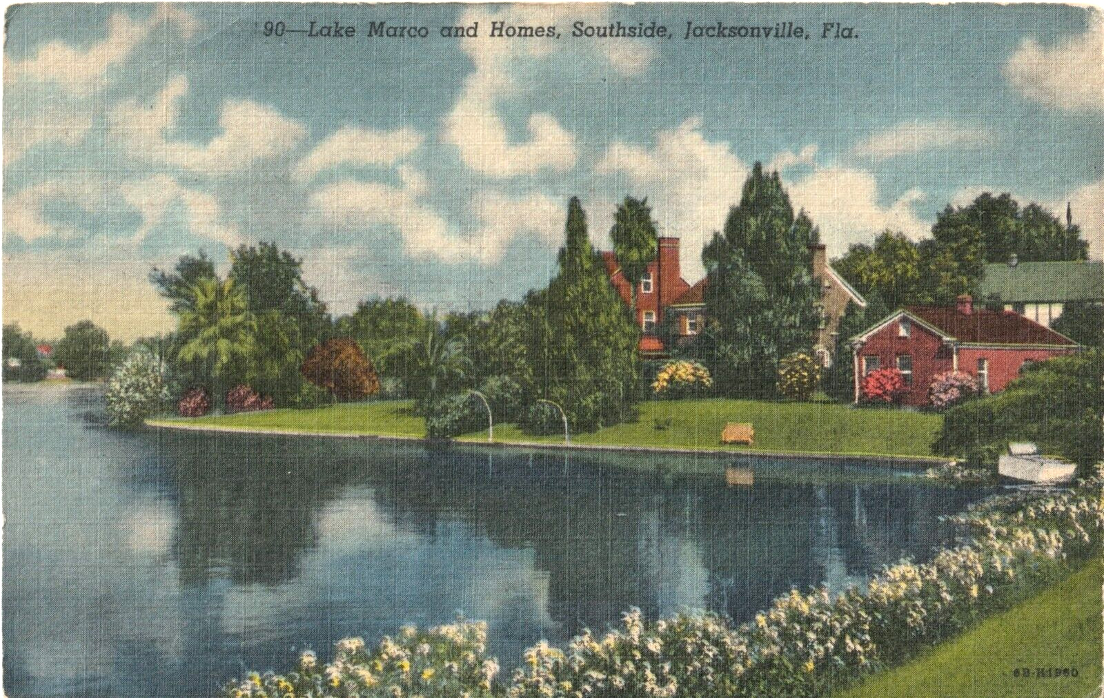 Lake Marco and Homes-Southside-Jacksonville, Florida FL-antique unposted