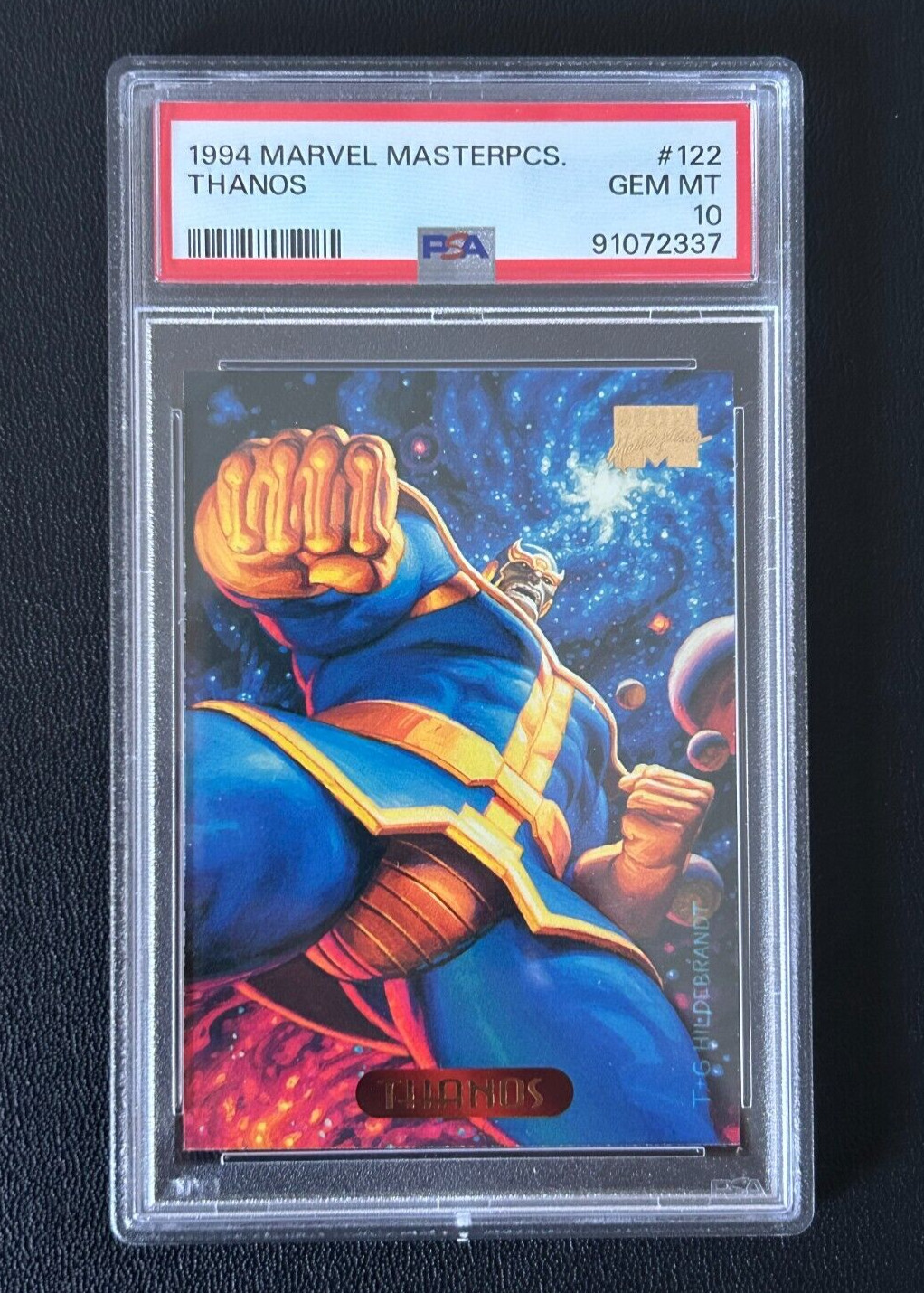 1994 Marvel Masterpieces Thanos #122 PSA 10