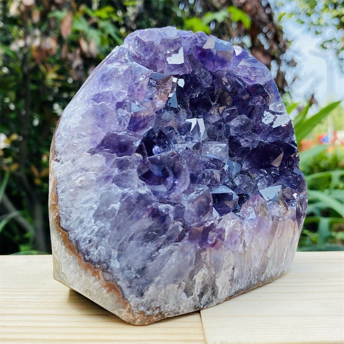 1760g Natural amethyst cave quartz crystal cluster mineral specimen healing