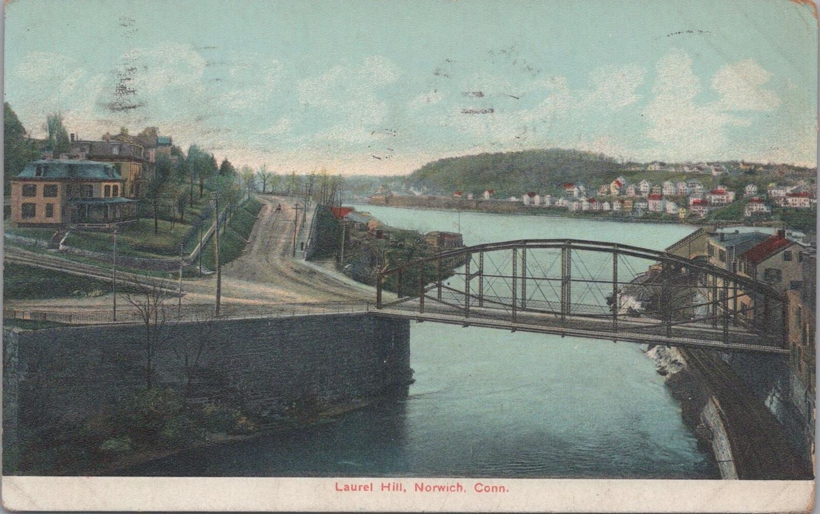 Postcard Laurel Hill Norwich CT 1907