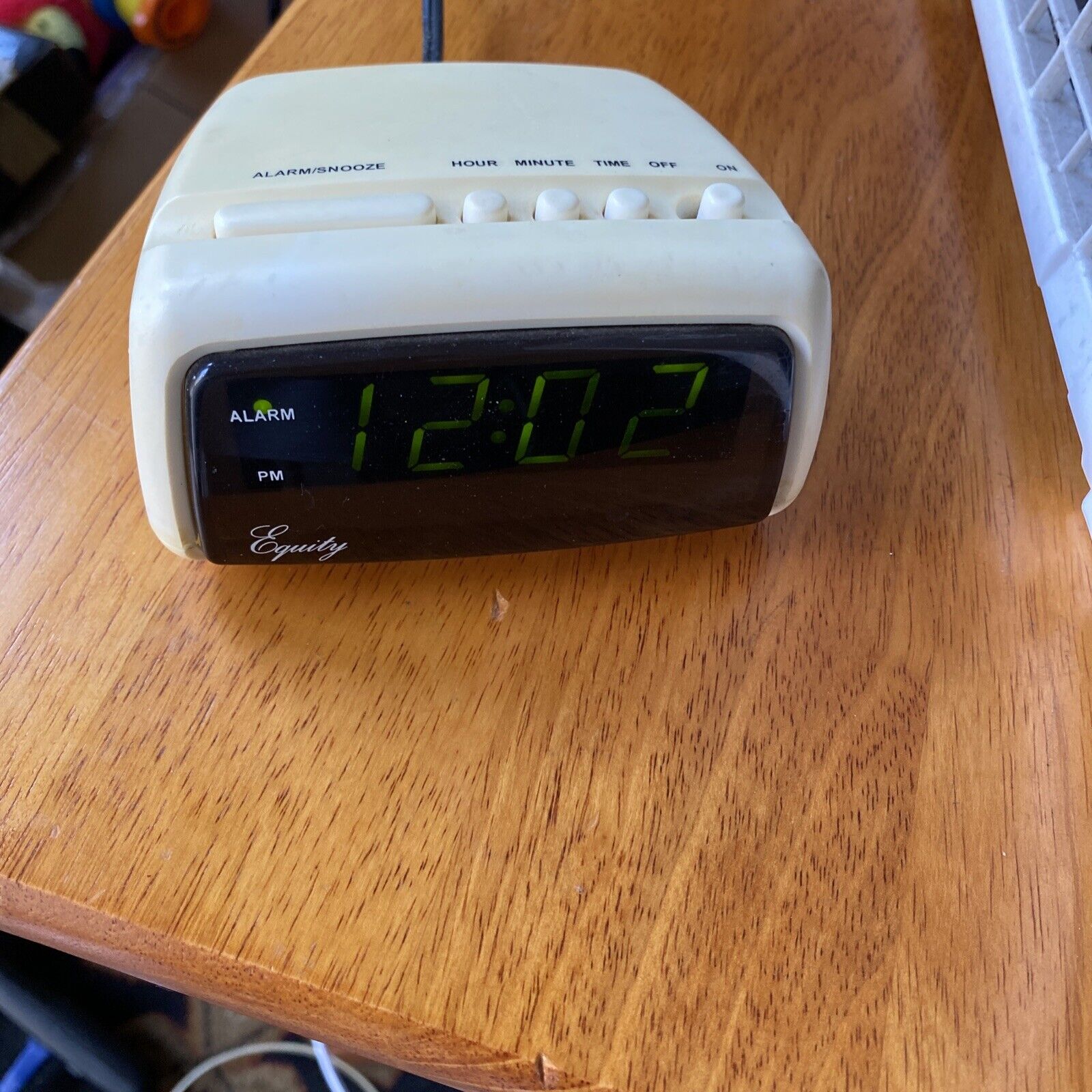 1980 Vintage Equity Digital Alarm Clock  Model 30017 Tested Working
