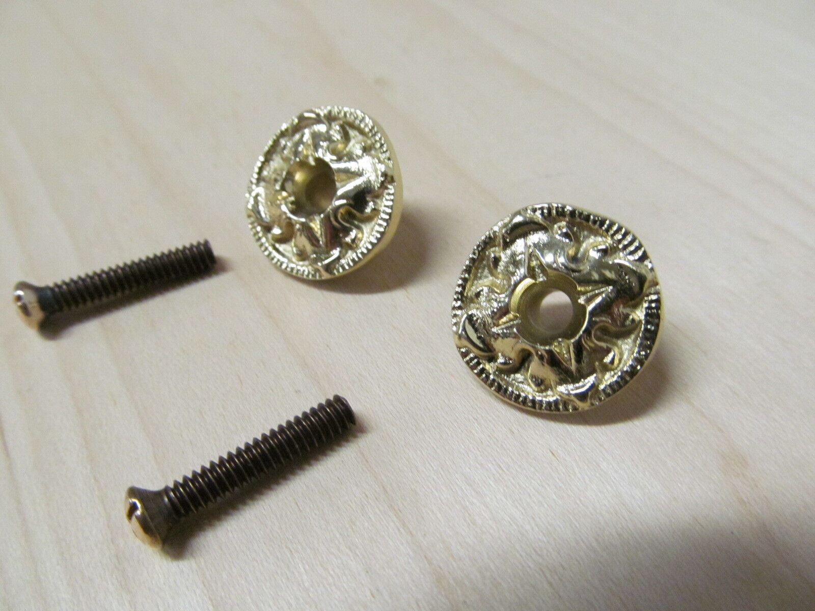 National Cash Register Reproduction Yellow Brass Rosettes