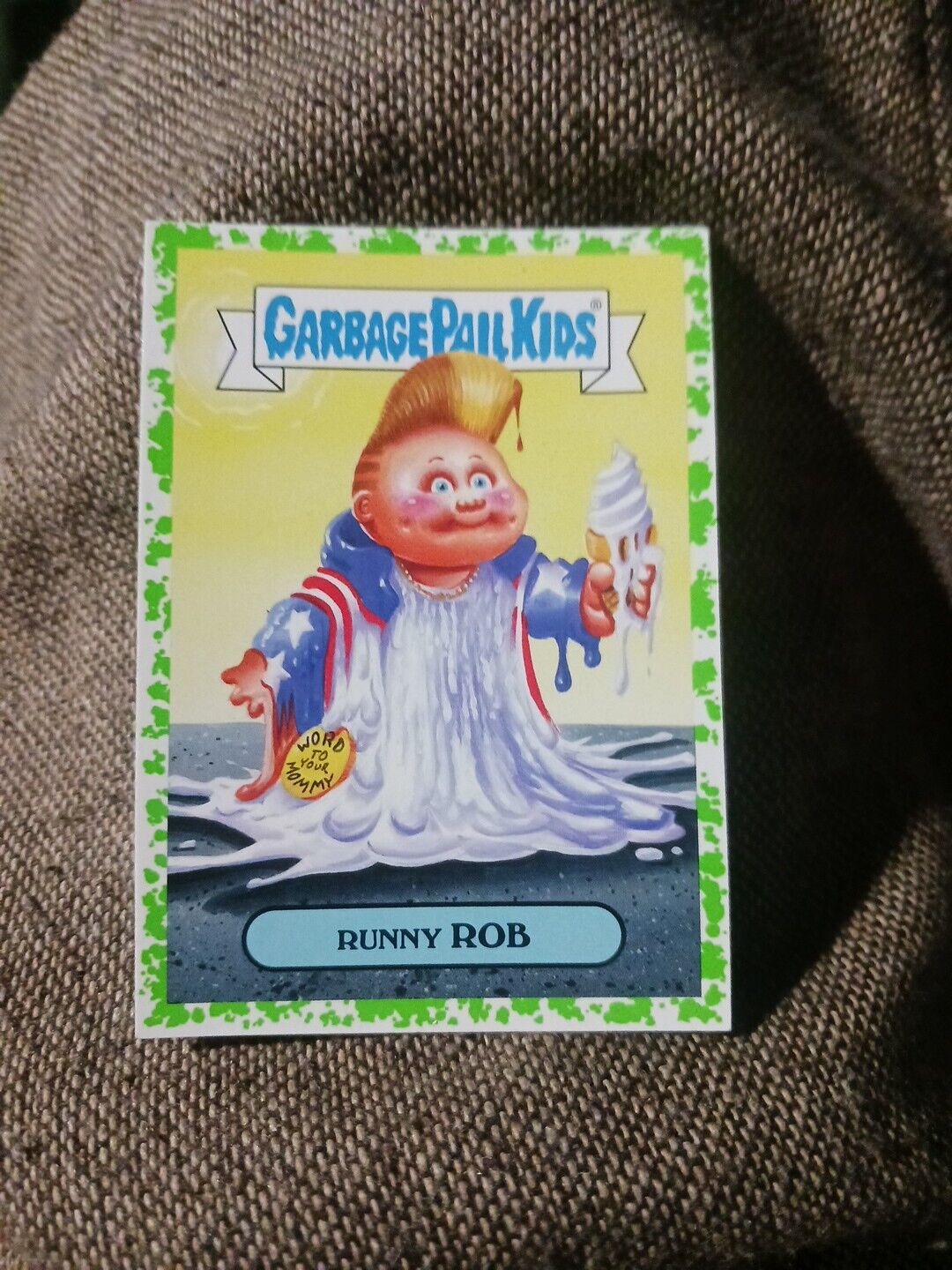 2019 Garbage Pail Kids We Hate the \'90s RUNNY ROB 1a MUSIC CELEBRITIES GPK