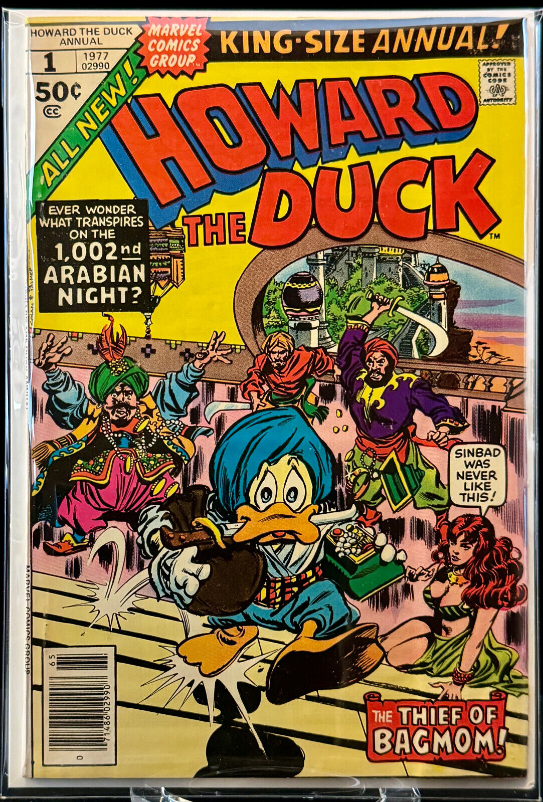 HOWARD THE DUCK ANNUAL 1 (1977) Marvel Comics HI GRADE NEWSSTAND