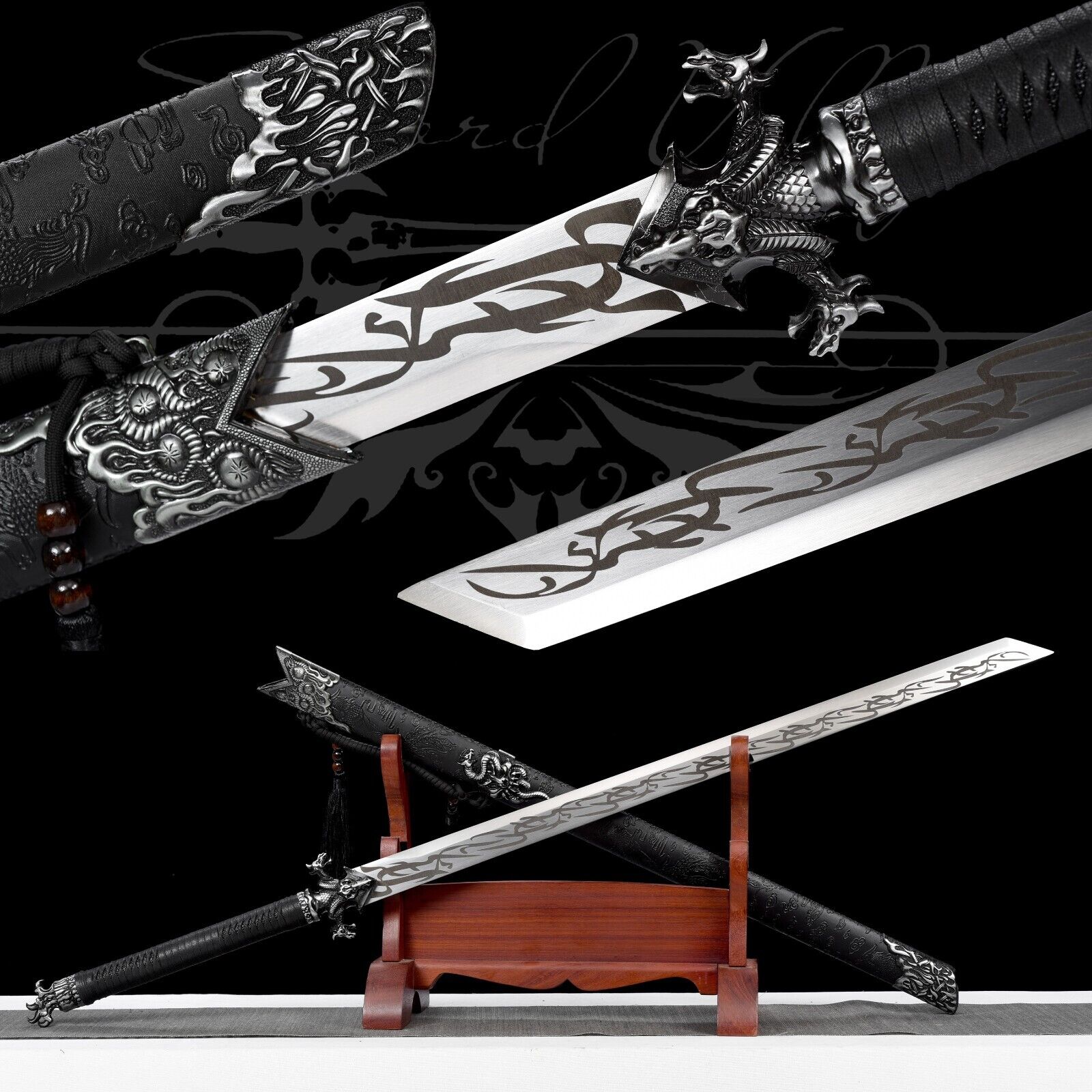 Handmade Katana/Manganese Steel/Collectible Sword/Real Weapon/Battle Ready