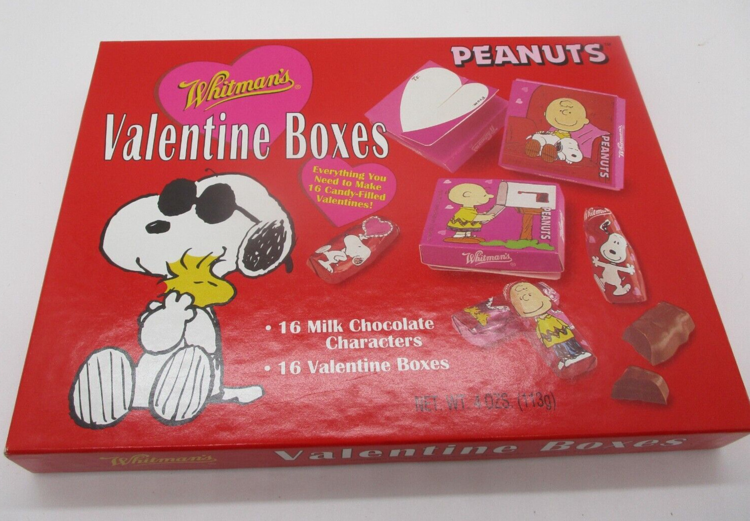 Peanuts Whitman’s Valentine Boxes  - All Boxes No Candy