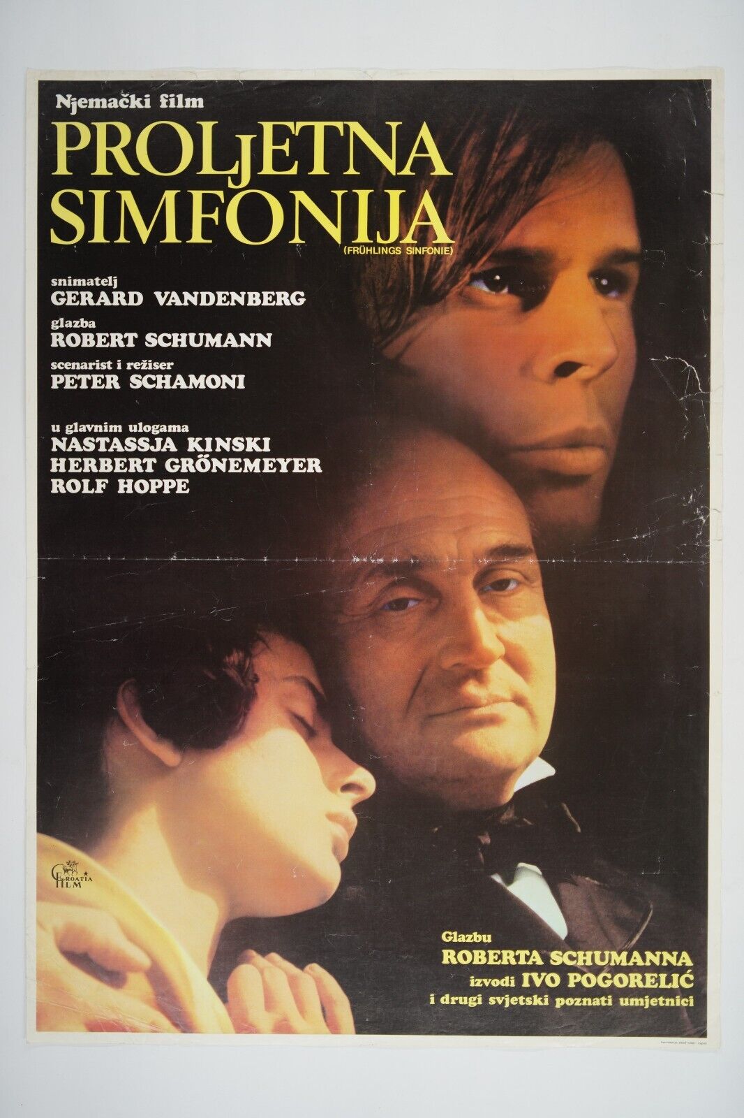 FRÜHLINGSSINFONIE / SPRING SYMPHONY Orig exYU movie poster 1983 NASTASSJA KINSKI