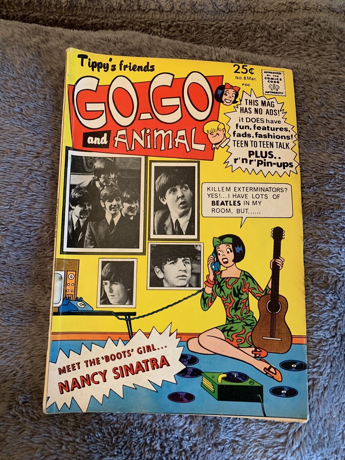 Tippy\'s Friends Go-Go And Animal # 8 1960s Beatles Cover, Nancy Sinatra.