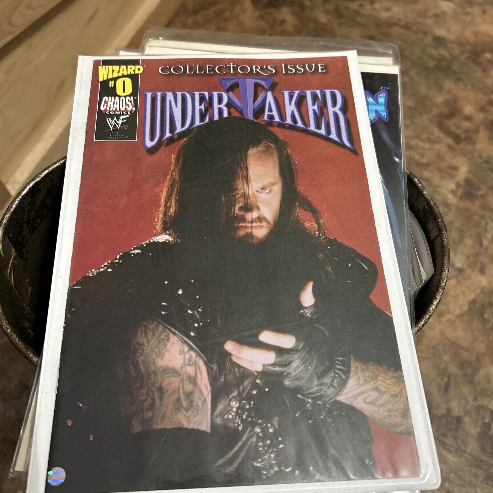 Undertaker #0 WWE/WWF Photo Cover (1999 Wizard/Chaos Comics)