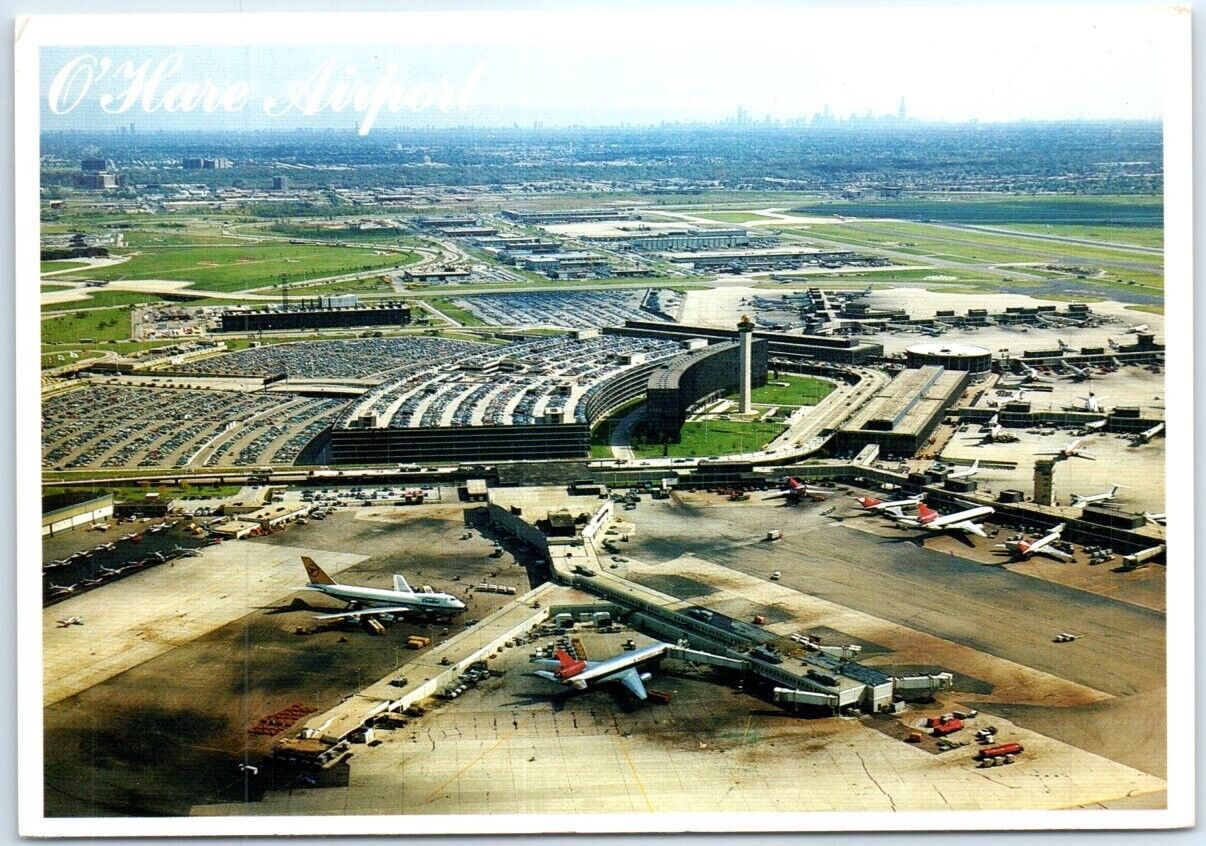 Postcard - O\'Hare International Airport, Chicago, Illinois, USA