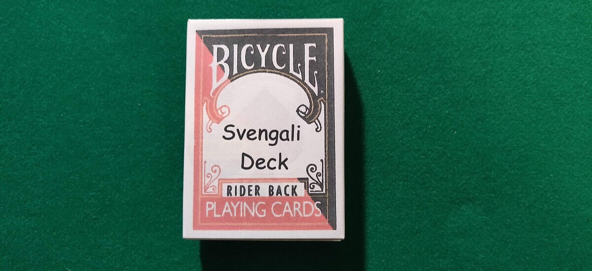 SVENGALI DECK -  RED BICYCLE - KING of CLUBS
