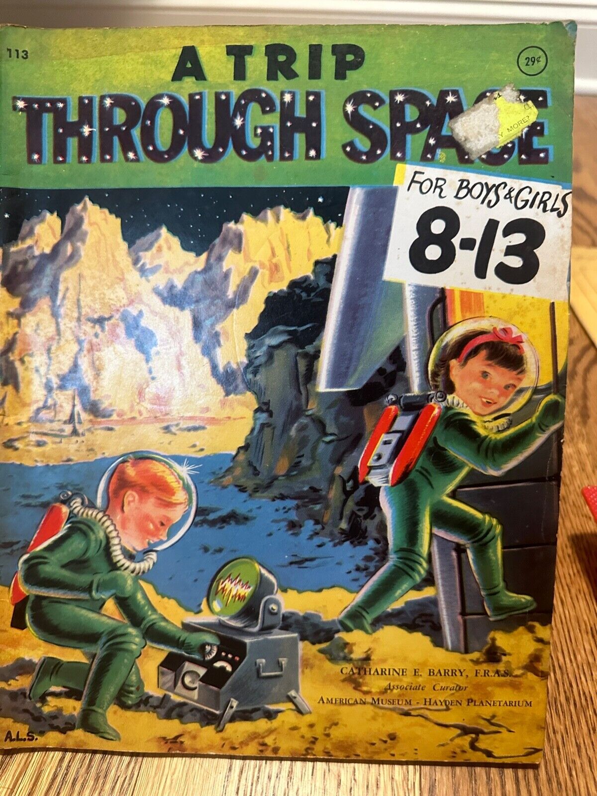 A TRIP THROUGH SPACE CHILDREN\'S BOOK (1954)