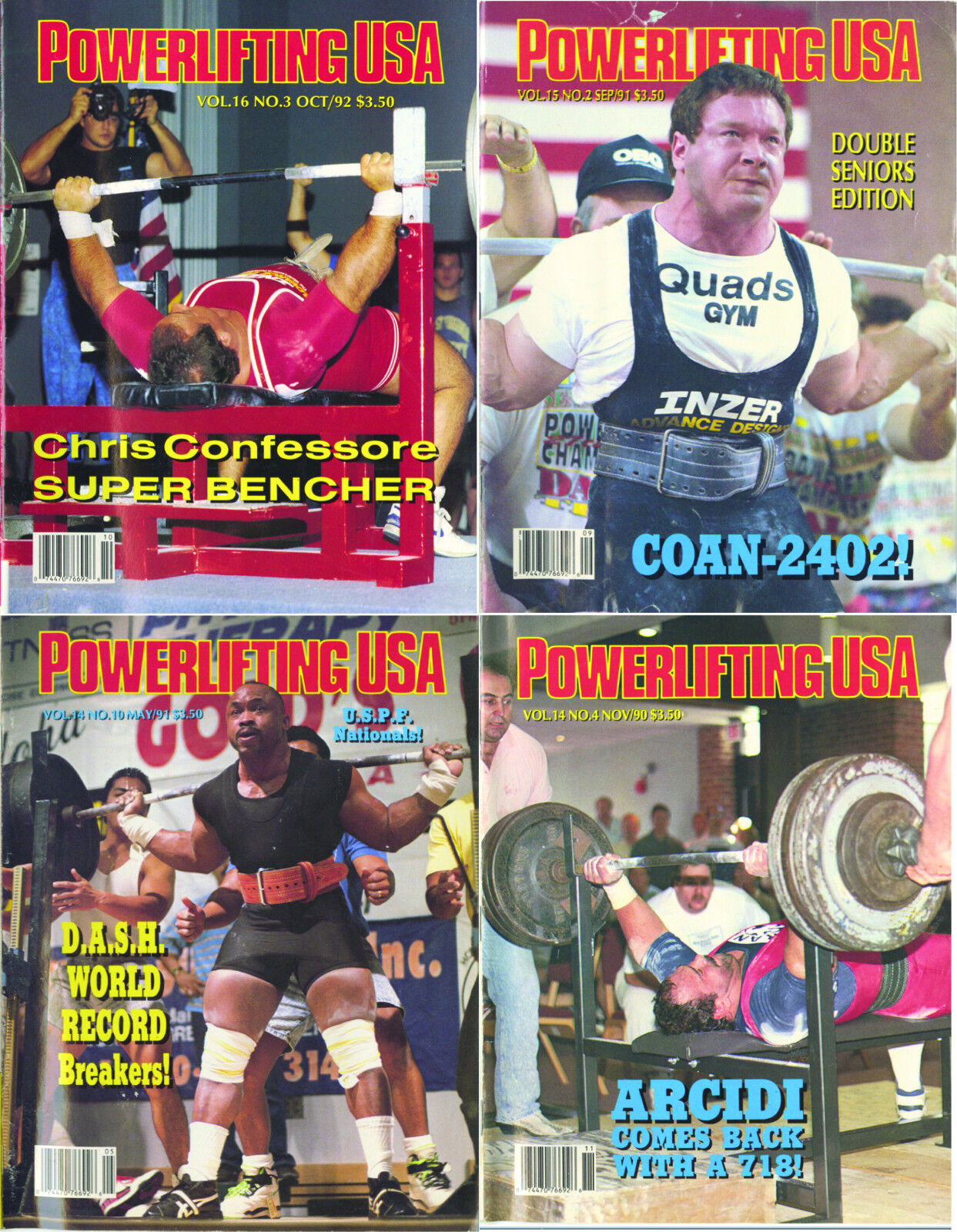 Powerlifting USA Magazine - All the 1990\'s Digital PDF files - 120 Issues
