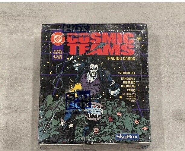 New & Sealed.  1993 Skybox DC Comics Cosmic Teams Trading Cards Box 36 Packs