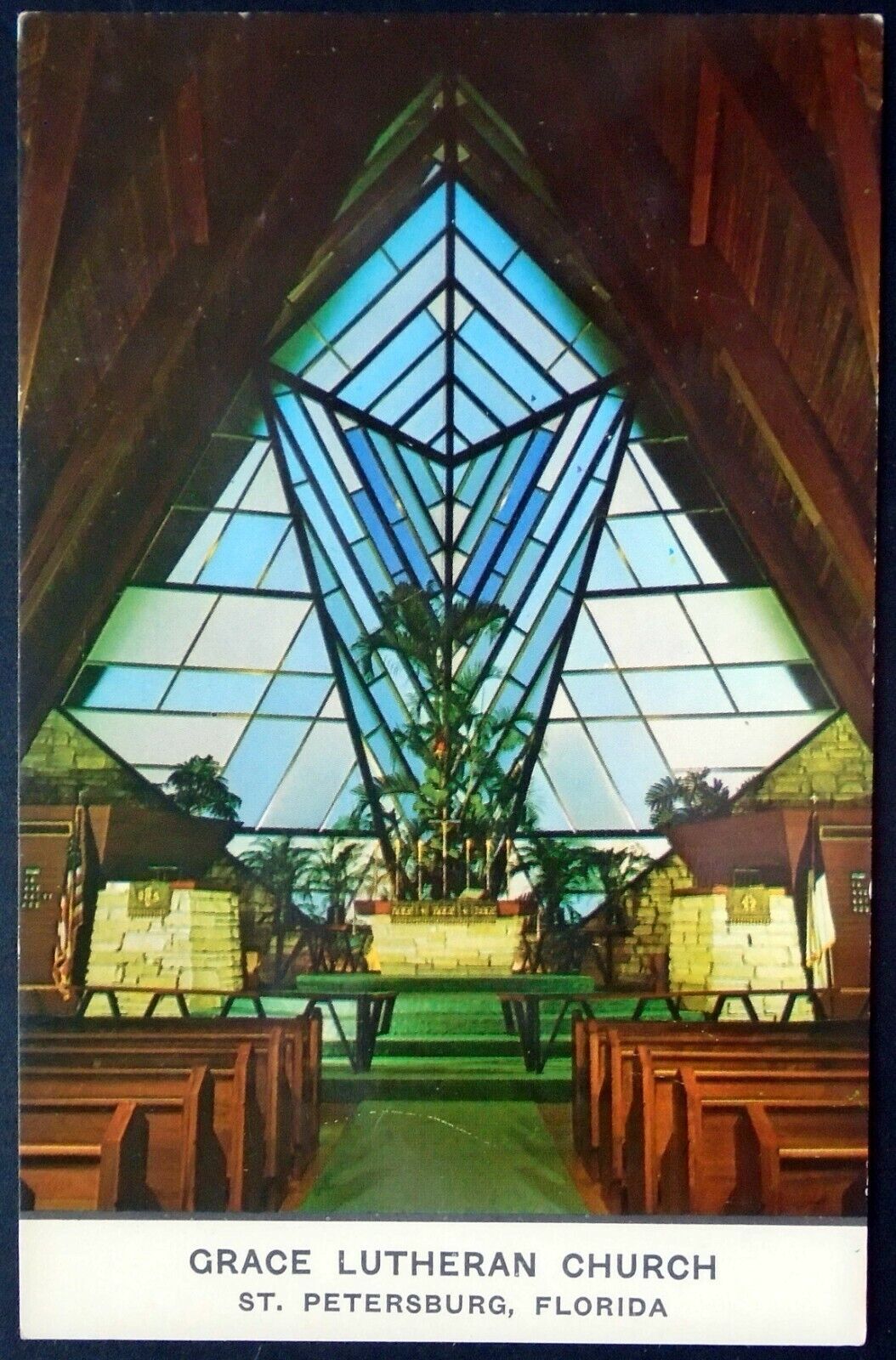 1950s Chancel and Prow of the Grace Lutheran Church 16th St., St. Petersburg, FL
