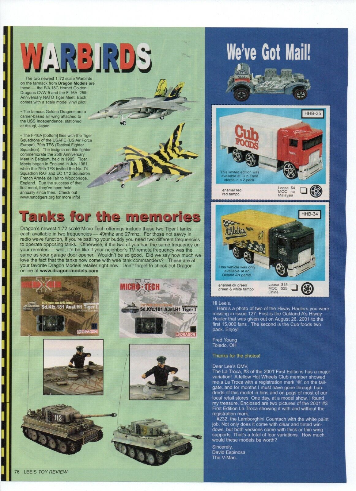 Dragon Warbirds Fighter Jets & Micro Tech Tanks - Vintage 2003 Toys PRINT AD