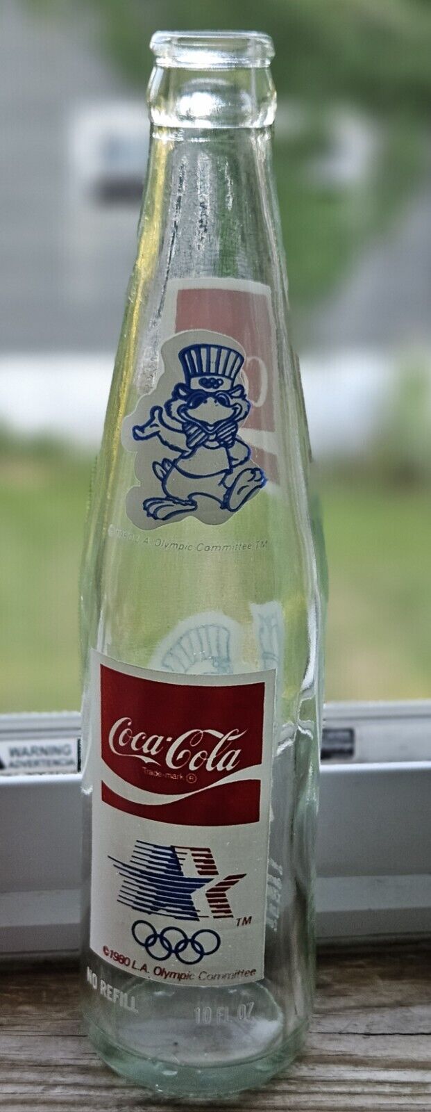 Vintage 1984 Coca Cola Commemorative Bottle 23rd Olympiad, 1980 LA Olympic Commi