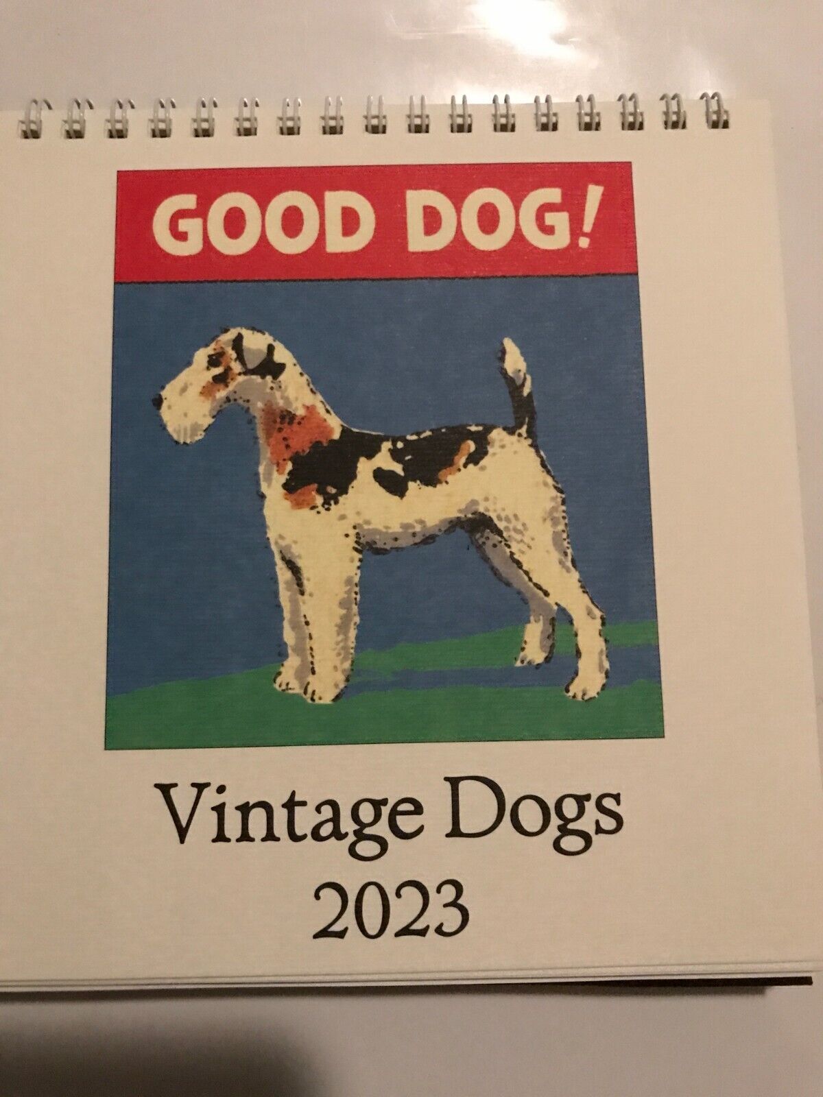 Vintage Dogs Desk Calendar by Cavallini & Co. 2023